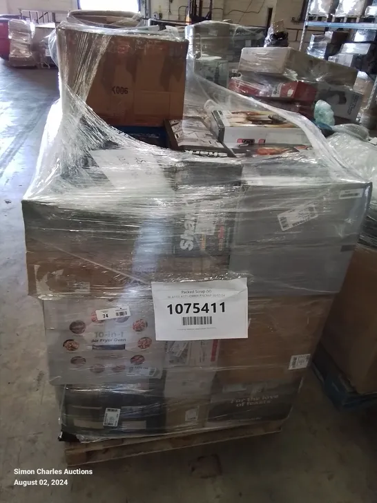 PALLET OF APPROXIMATELY 34 UNPROCESSED RAW RETURN HOUSEHOLD AND ELECTRICAL GOODS TO INCLUDE;