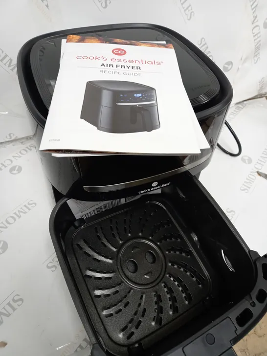 COOK'S ESSENTIALS 4L AIR FRYER BLACK