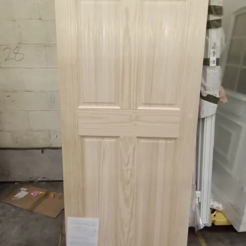 VICTORIA 4 PANEL SQUARE CLEAR PINE FIRE DOOR INTERNAL DOOR 2040×826MM