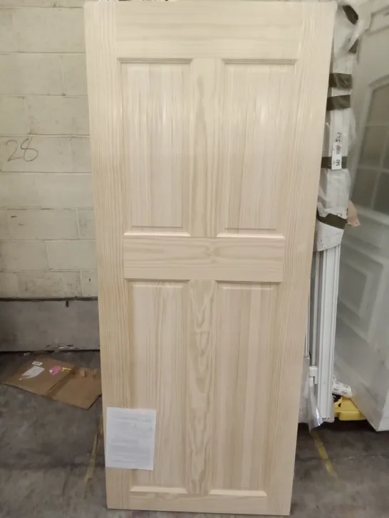 VICTORIA 4 PANEL SQUARE CLEAR PINE FIRE DOOR INTERNAL DOOR 2040×826MM