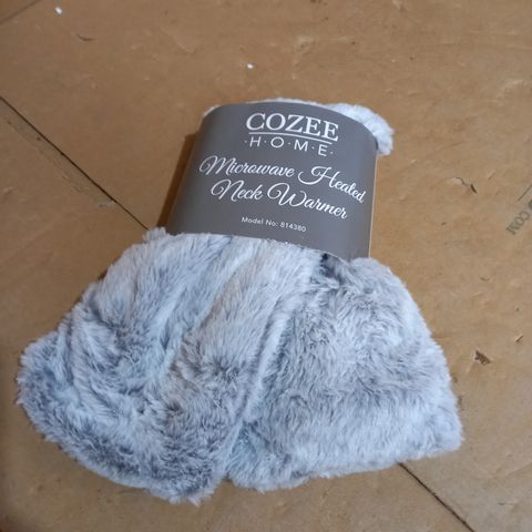 COZY HOME NECK WARMER GREY TIPPED