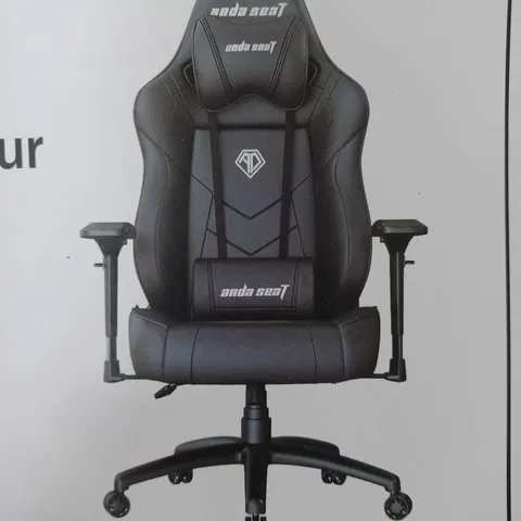 BOXED ANDA SEAT GAMING CHAIR IN DARK DEMON BLACK 