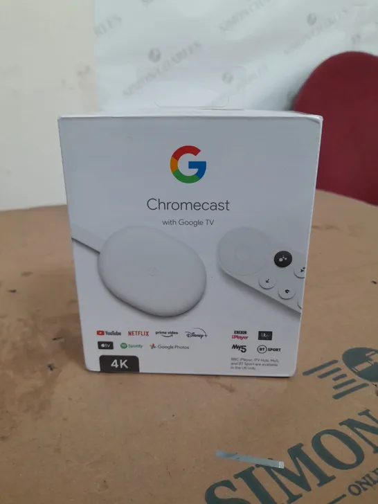 BOXED CELLOPHANE WRAPPED GOOGLE CHROMECAST