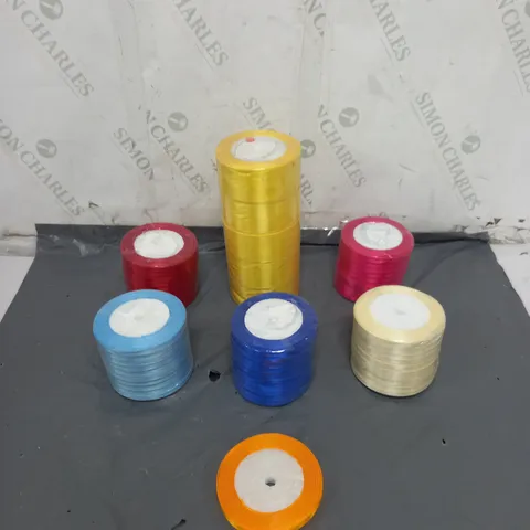 APPROXIMATELY 150 RIBBON WHEELS IN VARIOUS COLOURS  -  COLLECTION ONLY 