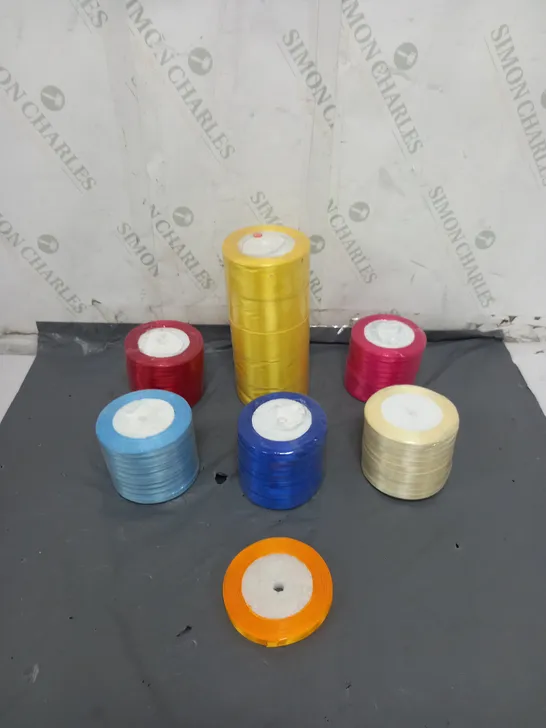 APPROXIMATELY 150 RIBBON WHEELS IN VARIOUS COLOURS  -  COLLECTION ONLY 