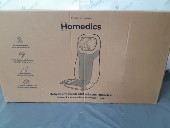 BOXED HOMEDICS SHIATSU EXPERIENCE BODY MASSAGER WITH HEAT