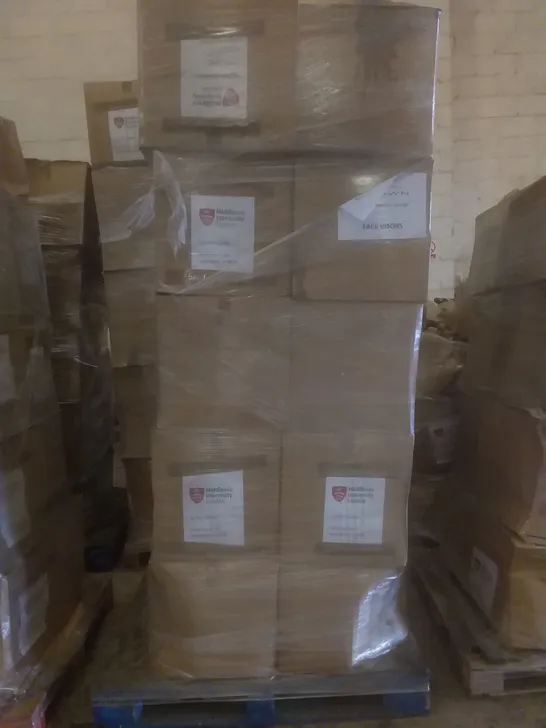 PALLET OF APPROXIMATELY 950 FACE MASK VISORS