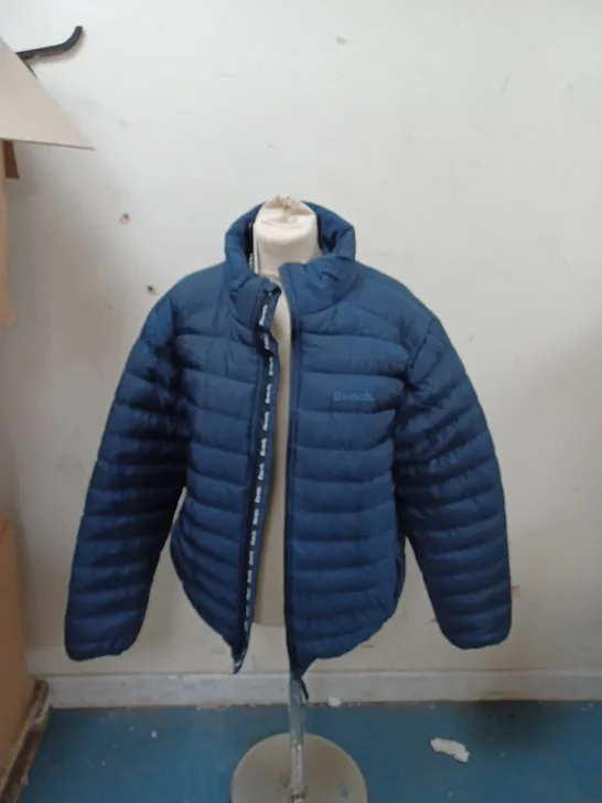 BENCH LARGE BLUE PUFFER COAT 