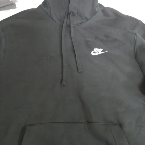 NIKE BLACK CREW HOODIE - SMALL