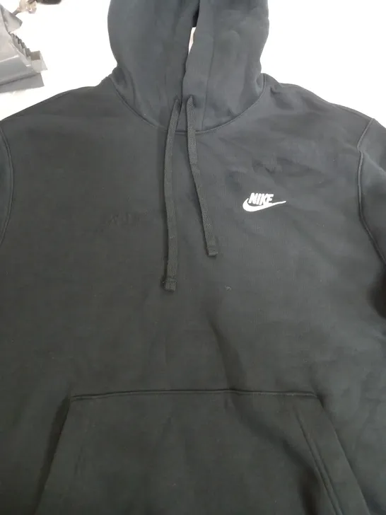 NIKE BLACK CREW HOODIE - SMALL