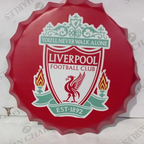 LIVERPOOL FOOTBALL CLUB CROWN CAP WALL DECOR