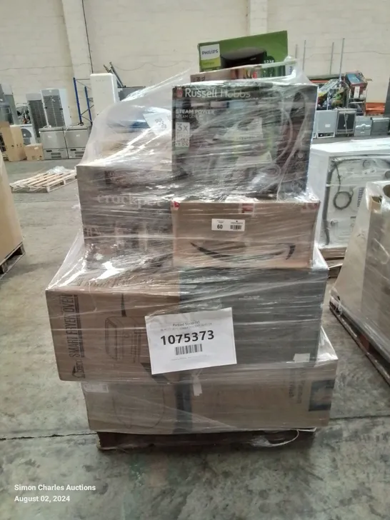 PALLET OF APPROXIMATELY 36 UNPROCESSED RAW RETURN HOUSEHOLD AND ELECTRICAL GOODS TO INCLUDE;