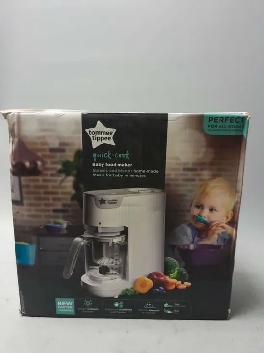 BOXED TOMMEE TIPPEE BABY FOOD MAKER