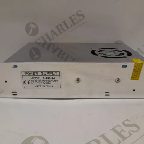 24V 10A S-250-24 POWERSUPPLY UNIT 240W FAN