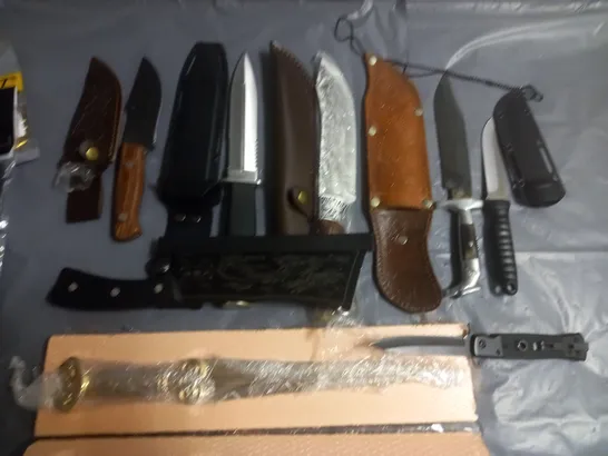 LOT OF 9 ASSORTED KNIVES