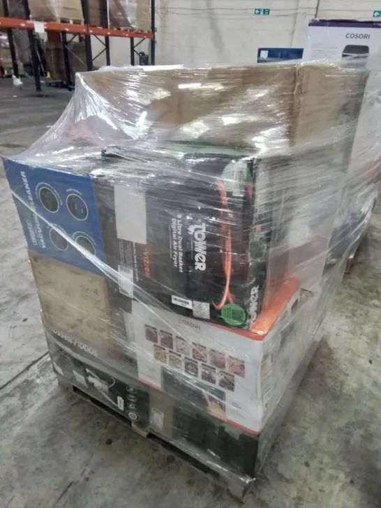 PALLET OF APPROXIMATELY 28 UNPROCESSED RAW RETURN HOUSEHOLD AND ELECTRICAL GOODS TO INCLUDE;