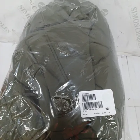 CENTIGRADE PADDED COAT WITH DETACHABLE SLEEVES IN DARK GREEN - 3XL