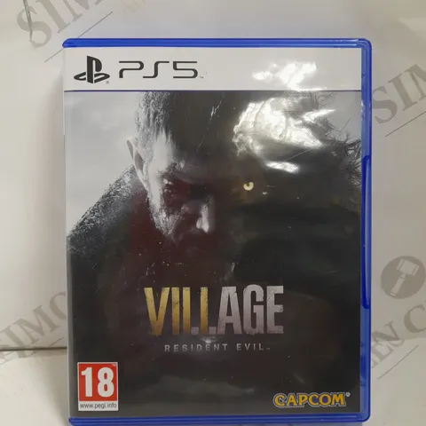 RESIDENT EVIL VILLAGE GAME FOR PS5