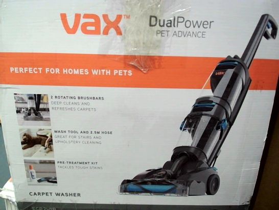 VAX ECR2V1P DUAL POWER PET ADVANCE CARPET CLEANER