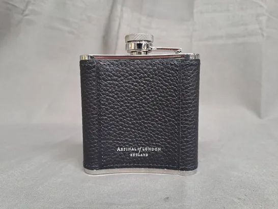 ASPINAL OF LONDON ENGLAND FLASK IN BLACK