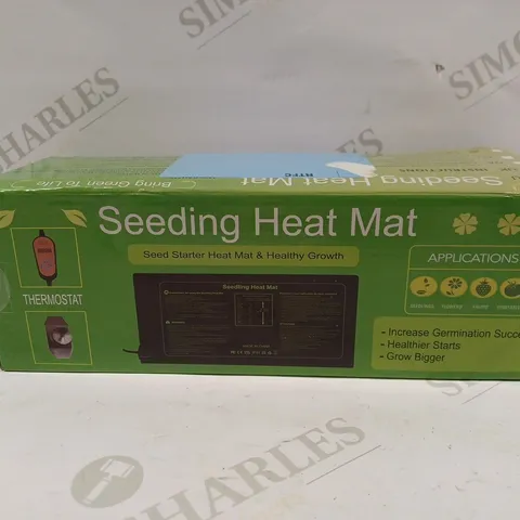 BOXED AND SEALED SEEDING HEAT MAT // SIZE: 10" X 20.75"