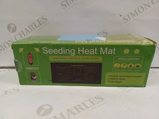 BOXED AND SEALED SEEDING HEAT MAT // SIZE: 10" X 20.75"