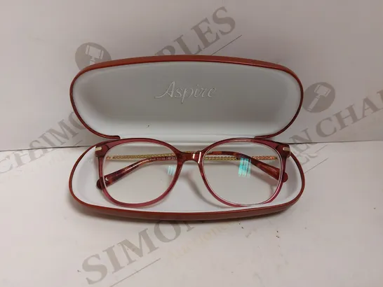 ASPIRE GLASSES - FLEUR CRYSTAL DARK PINK