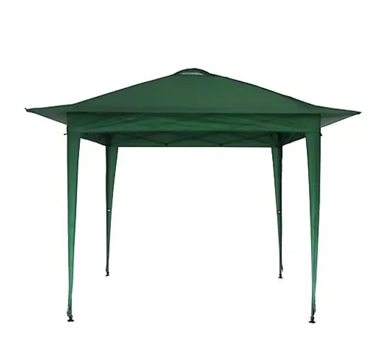 GREEN LOUNGE POP UP FOLDING GAZEBO WITH WHEELED CARRY BAG IN GREEN