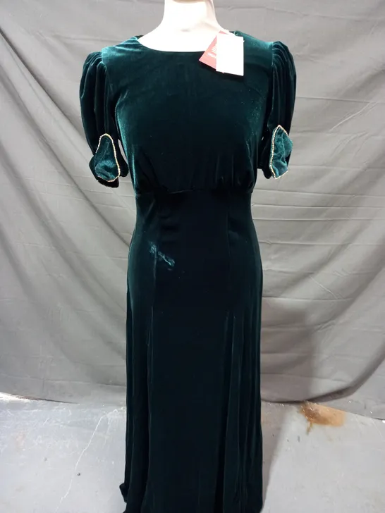 MONSOON DRESS IN GREEN SIZE 8