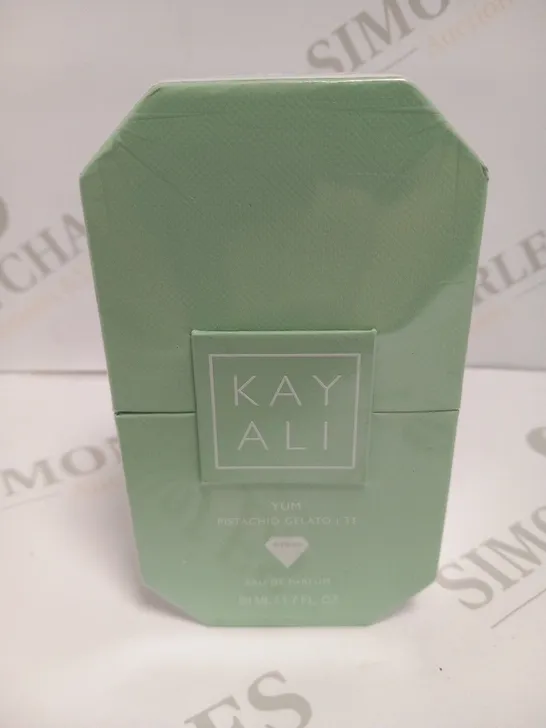 BOXED AND SEALED KAY ALI YUM PISTACHIO GELATO EAU DE PARFUM 50ML