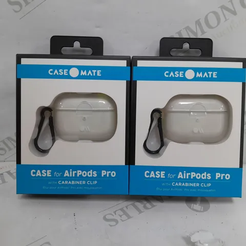BOX OF 28 CASE MATE CASE FOR AIRPODS PROS CLEAR