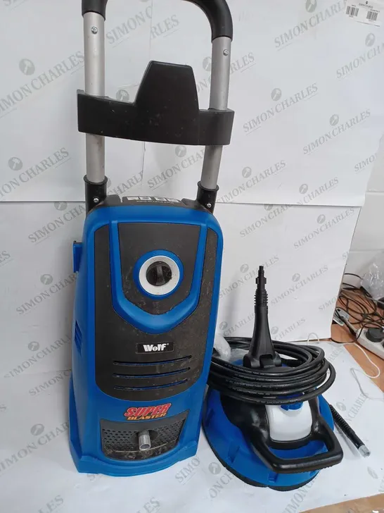 WOLF SUPER BLASTER PRESSURE WASHER BLUE - COLLECTION ONLY