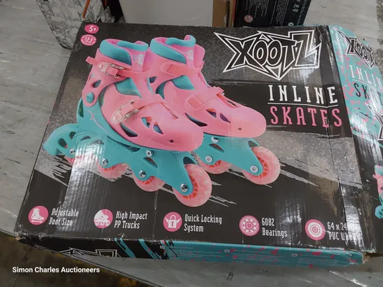 XOOTZ INLINE SKATES PINK MEDIUM RRP £36.99