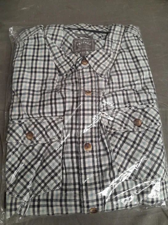 FAT FACE CHECKED SHIRT SIZE XXL