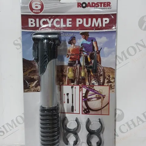 ROADSTER ACCESSORIES 6 PIECE BICYCLE PUMP