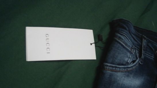 GUCCI STYLE GIRLS JEANS IT SIZE 4A