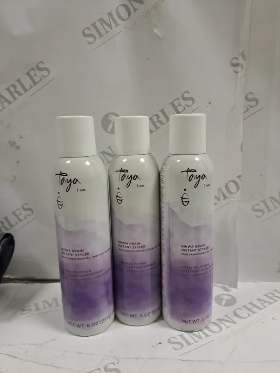 SET OF 3 TAYA I AM KINWA GRAIN INSTANT STYLER 