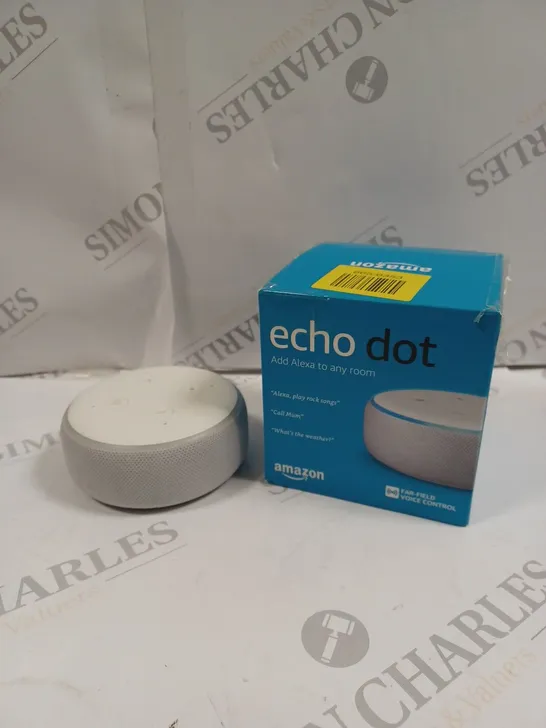 BOXED AMAZON ECHO DOT HOME SPEAKER 