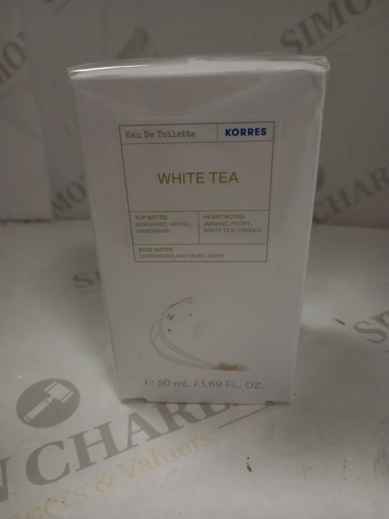 BOXED AND SEALED KORRES WHITE TEA EAU DE TOILETTE 50ML