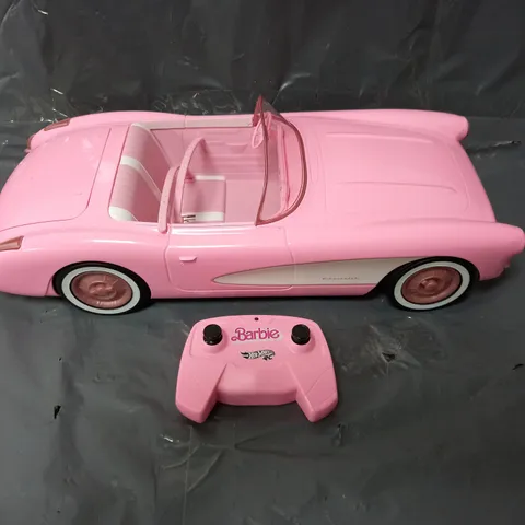 BARBIE HOT WHEELS REMOTE CONTROL CAR