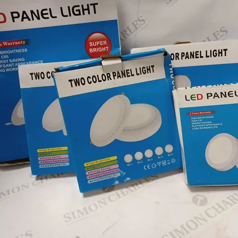 LOT OF APPROX 6 ASSORTED LED PANEL LIGHTS	