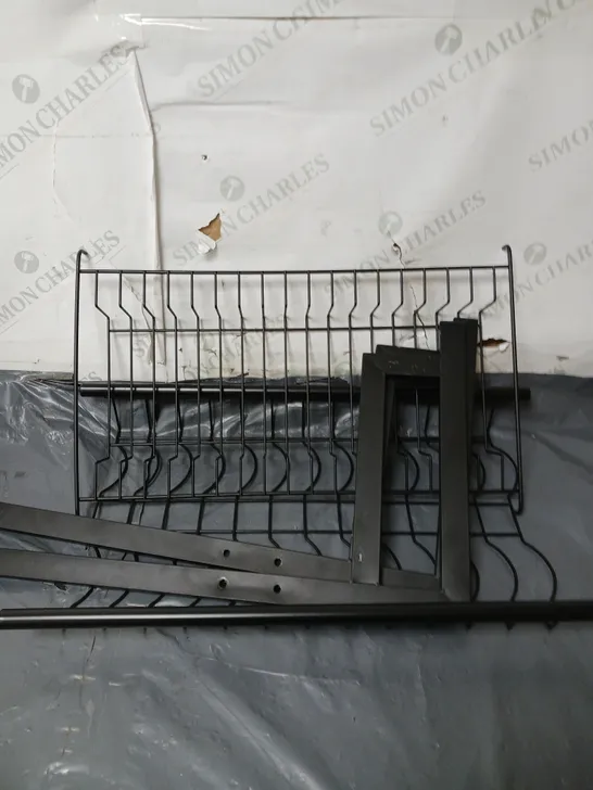 BOXED DESIGNER STAINLESS STEEL ADJUSTABLE SINK RACK 