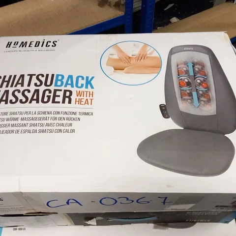 BOXED HOMEDICS SHIATSU BACK MASSAGER SBM-180H-EU