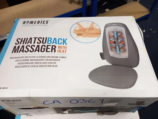 BOXED HOMEDICS SHIATSU BACK MASSAGER SBM-180H-EU