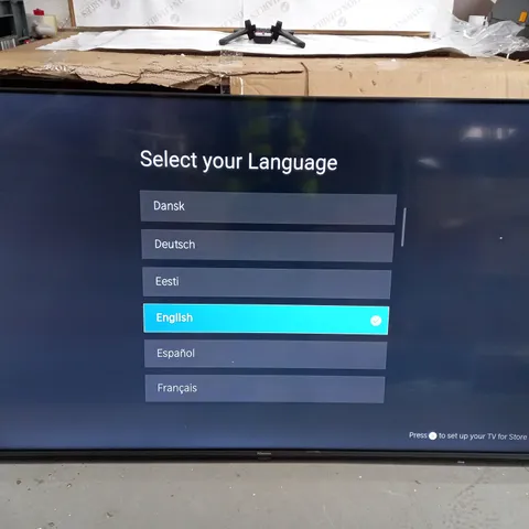 HISENSE E7HQTUK 55" SMART 4K ULTRA HD HDR QLED TV - COLLECTION ONLY