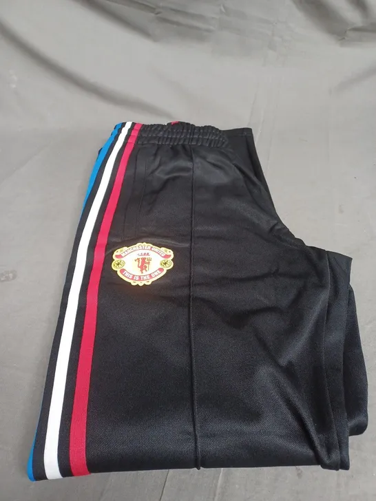 ADIDAS MANCHESTER UNITED FC TRACKSUIT BOTTOMS - STONE ROSES COLLAB SIZE M