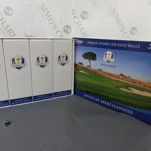 BOXED TITLEIST TWELVE RYDER CUP GOLF BALLS