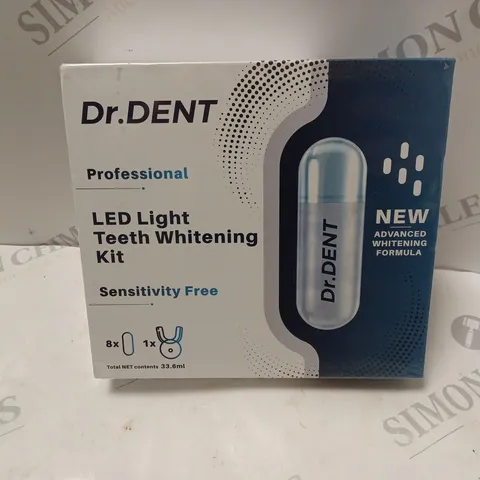 SEALED BOXED DR. DENT LED LIGHT TEETH WHITENING KIT DDUKNPK