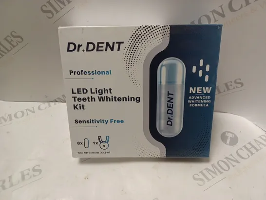 SEALED BOXED DR. DENT LED LIGHT TEETH WHITENING KIT DDUKNPK