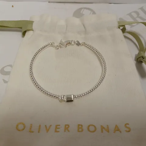 OLIVER BONAS SILVER EFFECT BRACELET